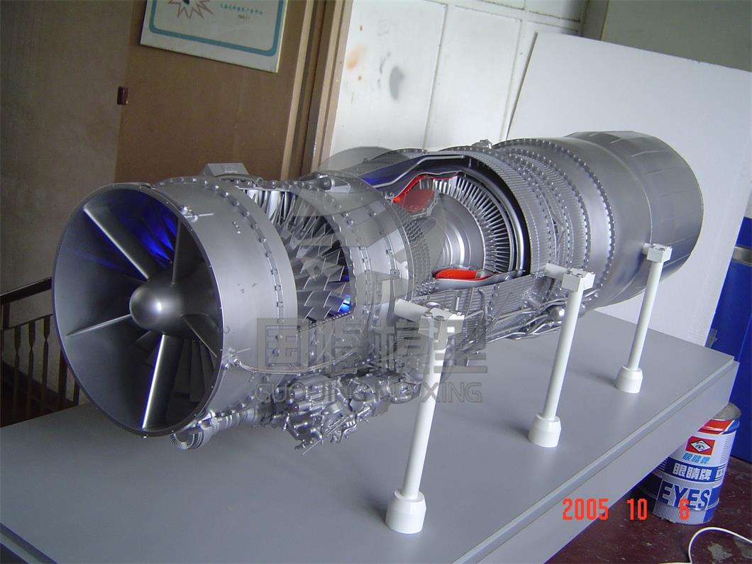 环江飞机发动机模型